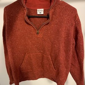Vintage Columbia Red Sweater Medium